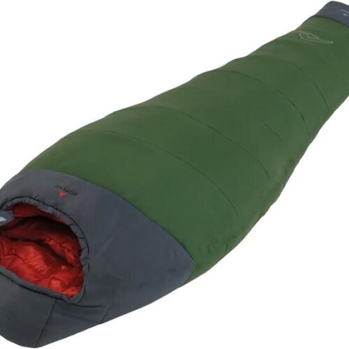 Robens Snowfall II -5°C Mumienschlafsack, 220x80x51cm, Reißverschluss links, grün/grau
