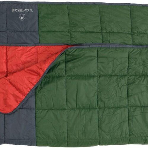 Robens Snowfall Decke, 200x120cm, grün/grau