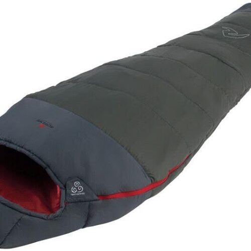 Robens Glacier II -5°C Mumienschlafsack, 220x85x55cm, Reißverschluss rechts, grün/grau