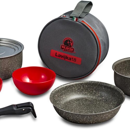 Beaver Brand Lavijka 18 Kochset, 8-teilig, Aluminium