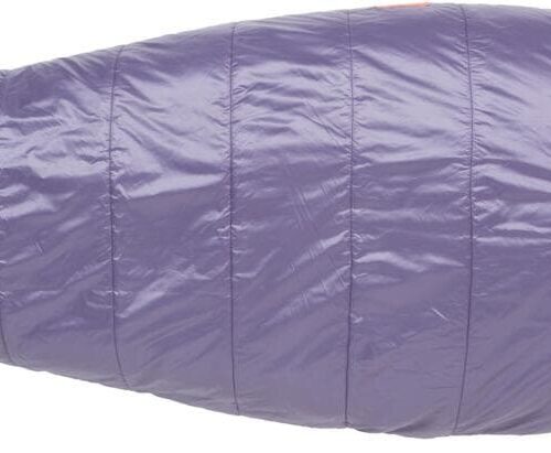 Big Agnes Womens Anthracite Schlafsack, 168cm, Lavender, Regular, -7°