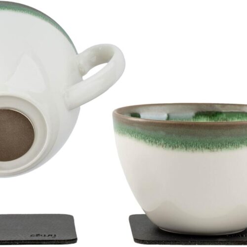 Silwy Magnet-Tasse, Porzellan, 370ml, 2er-Set
