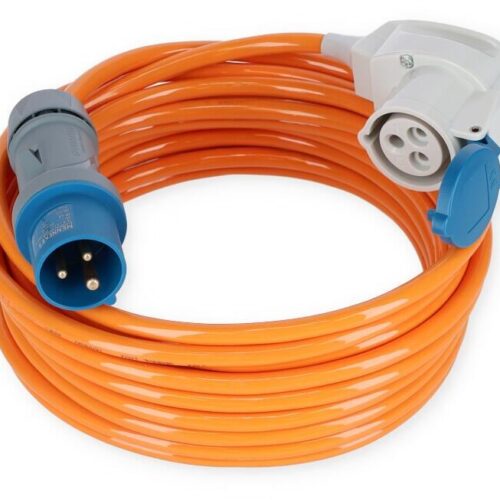 Camping Wagner VoltMade Premium CEE-Verlängerungskabel, Winkelkupplung, 10m