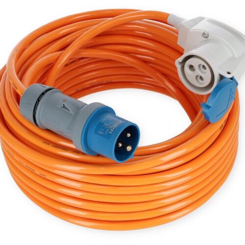 Camping Wagner VoltMade Premium CEE-Verlängerungskabel, Winkelkupplung, 25m