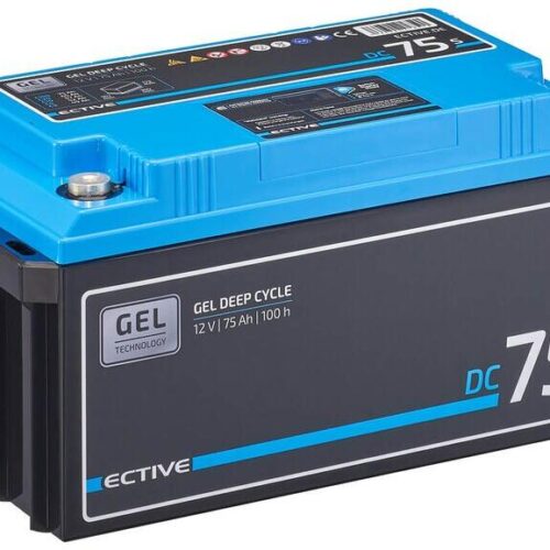 ECTIVE DC 75S GEL Deep Cycle mit LCD-Anzeige 75Ah