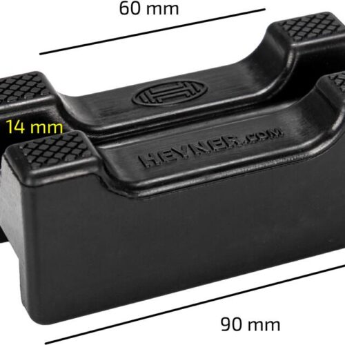 Heyner Gummiauflage für Unterstellböcke Breite 29,5 mm