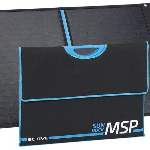 ECTIVE MSP 100 SunDock faltbares Solarmodul Solartasche 100W