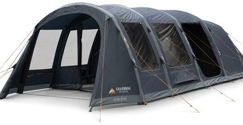 Vango Savannah Air 600XL Luftzelt, 6-Personen, 385x715cm, dunkelblau