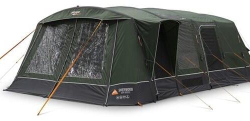 Vango Sherwood Air 600XL Luftzelt, 6-Personen, dunkelgrün