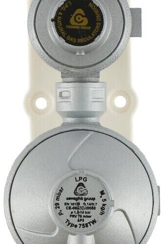 Gimeg Gasdruckregler für Gastanks, 30mbar, 5kg/h