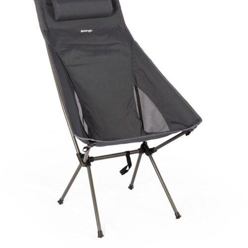 Vango Micro Tall Recline Chair India, Faltstuhl, schwarz