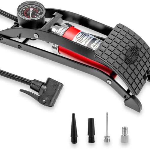 Heyner Premium-Fußluftpumpe mit Manometer