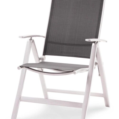 BEST Palermo Faltstuhl, silber, 68x61x113cm