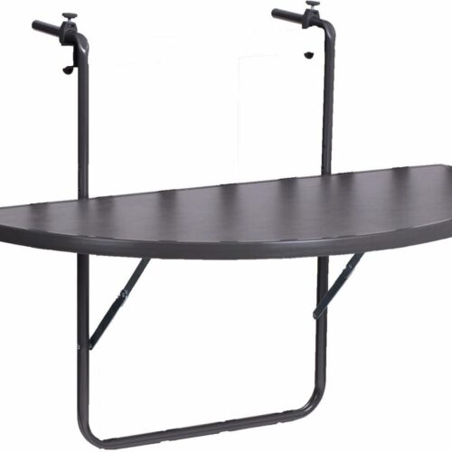 BEST Butler Balkonhängetisch, anthrazit, 100x50x8cm