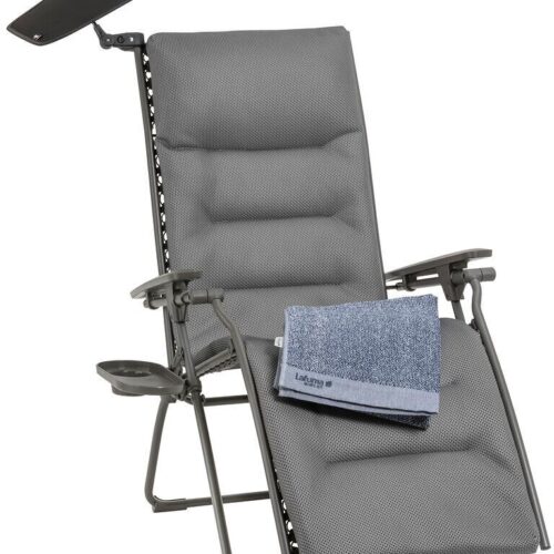 Lafuma Relax all in 1 Evolution BEC Relaxsessel, grau, inkl. Zubehör