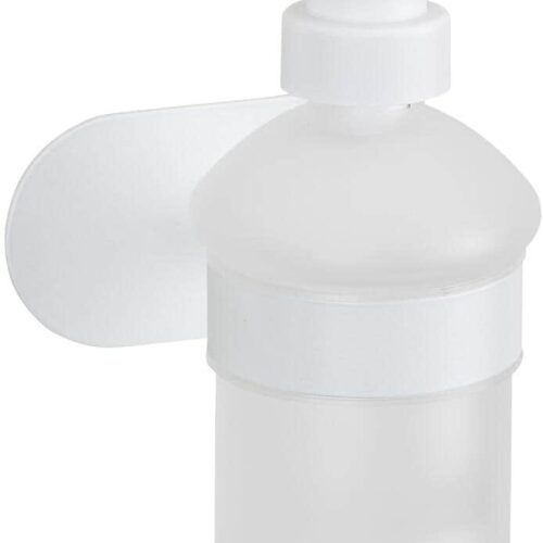 WENKO Turbo-Loc® Seifenspender Mod. Orea, aus rostfreiem Edelstahl, White matt