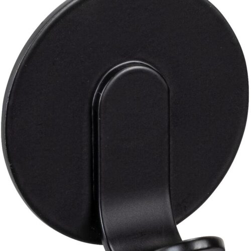 Wenko Turbo-Loc® Wandhaken Uno Mod. Bivio Black matt aus Aluminium