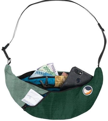Ticket to the Moon Sling Bag Bauchtasche, dark green / jade green
