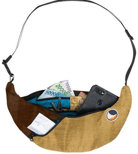 Ticket to the Moon Sling Bag Bauchtasche, sand/chocolate