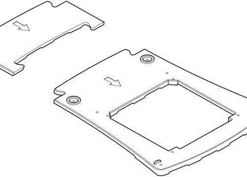 Truma Adapterrahmen für Klimaanlagen Aventa comfort 2. Generation, Ford Transit ab Bj. 2014/05