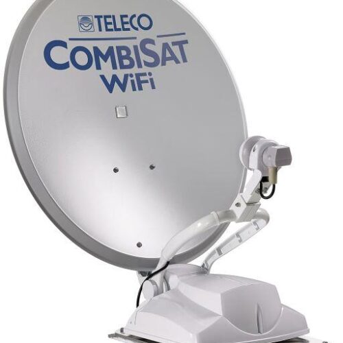 Teleco Combisat WIFI 65 Sat-Anlage, inkl. Internetantenne, Single, weiß