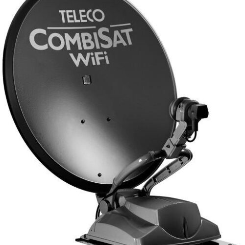 Teleco Combisat WIFI 65 Sat-Anlage, inkl. Internetantenne, Twin, anthrazit