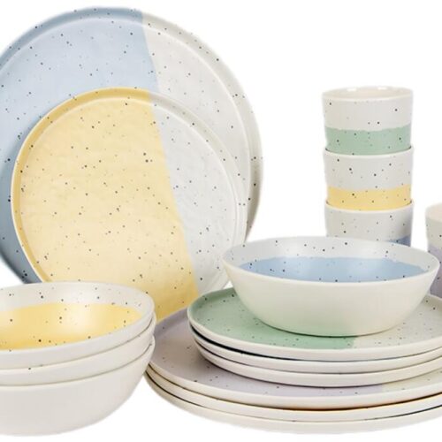 Bo-Camp Annecy Geschirr-Set, multi, 16-teilig