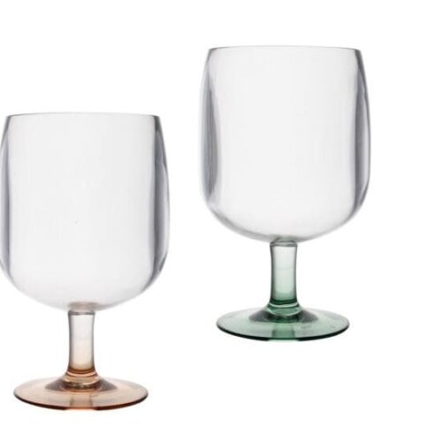 Bo-Camp Ornans Weinglas, pastell, 4-teilig