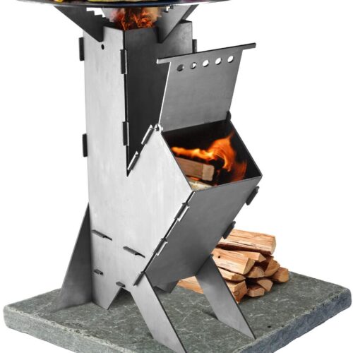 GRAFT Raketenofen mit Grillplatte