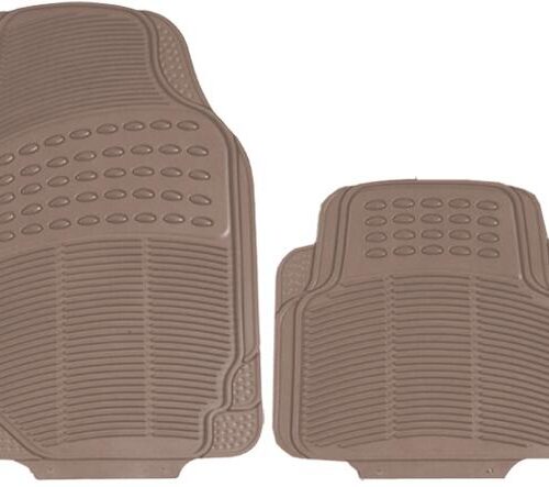 Heyner Premium Gummi Fußmatten UNIVERSAL beige