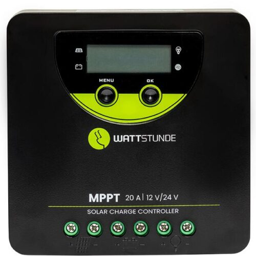 WATTSTUNDE® 20A 90V MPPT Solar Laderegler WLR-BT 20.90 MPPT 12/24V