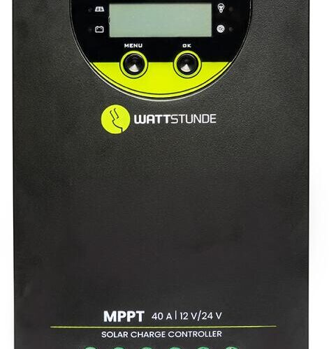 WATTSTUNDE® 40A 90V MPPT Solar Laderegler WLR-BT 40.90 MPPT 12/24V