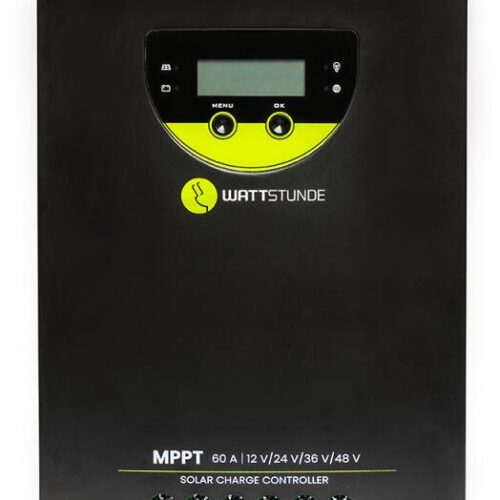 WATTSTUNDE® 60A 140V MPPT Solar Laderegler WLR-BT 60.140 MPPT 12/24/36/48V