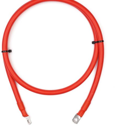 WATTSTUNDE® Batteriekabel 35mm² M8/M8 130cm rot