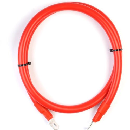 WATTSTUNDE® Batteriekabel 70mm² M8/M8 130cm rot