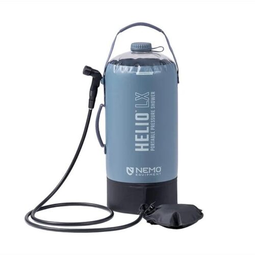 Nemo Helio Pressure Shower Campingdusche, 22l, fortress/silt /black