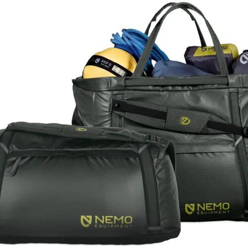 Nemo Double Haul Convertible Duffel Reisetasche, 100l, schwarz