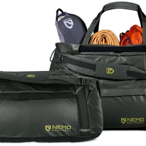 Nemo Double Haul Convertible Duffel Reisetasche, 55l, schwarz