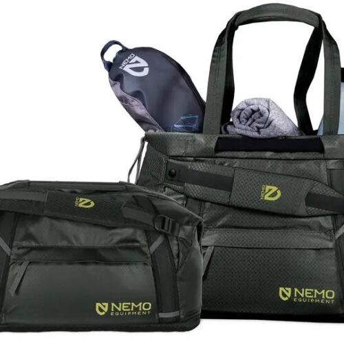 Nemo Double Haul Convertible Duffel Reisetasche, 30l, schwarz