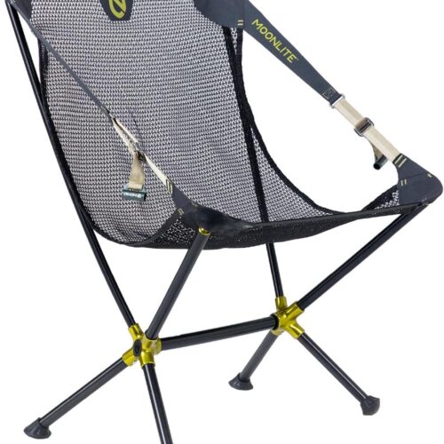 Nemo Moonlite Reclining Camp Chair Faltstuhl, black pearl