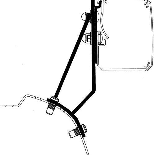 Thule 3200 Adapter für Ford Transit / Tourneo Custom V710
