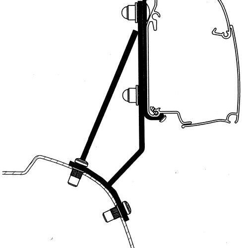 Thule 4200 Adapter für Ford Transit / Tourneo Custom V710