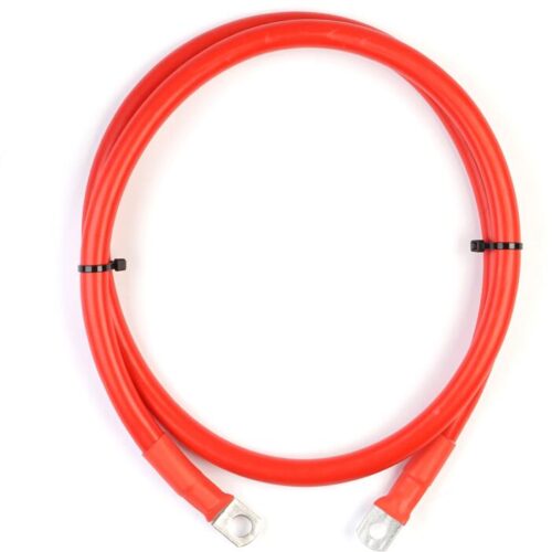 WATTSTUNDE® Batteriekabel 50mm² M8/M10 130cm rot