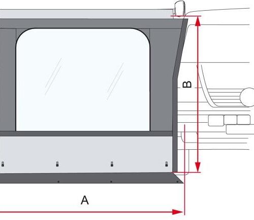 Fiamma Side W Pro Van F43 270 Seitenwand