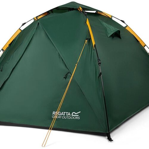 Regatta Instant Tent Wurfzelt, 3-Personen, Green Pasture