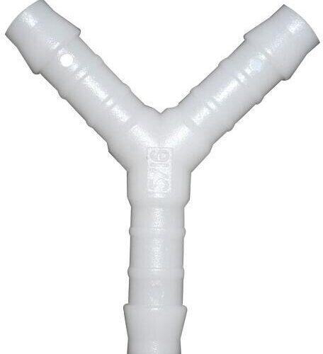 FAWO Schlauchverbinder, Y 25mm, 2er-Pack, weiß