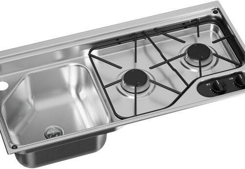 Dometic CVC1700 Kocher-Spülenkombination, Becken links