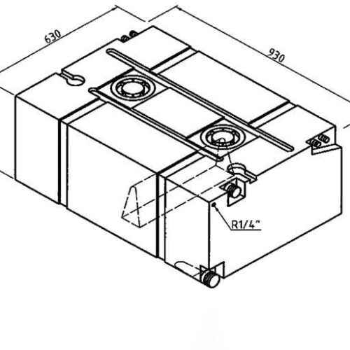 Lilie Universalwassertank, 200L