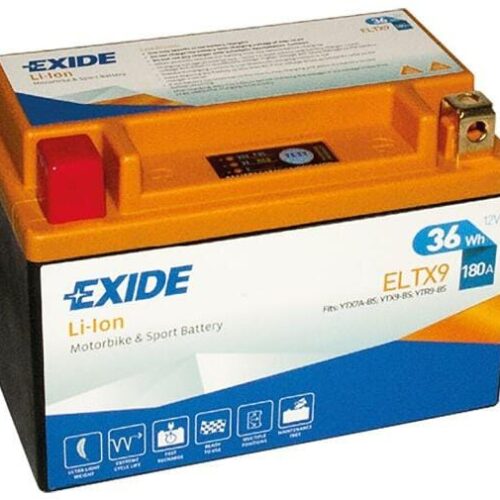EXIDE ELTX9 Lithium Batterie, 3Ah