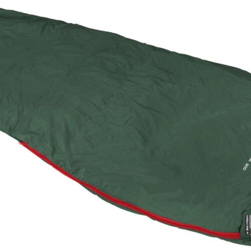 High Peak Ultra Pak 500 ECO Mumienschlafsack, 205cm, 16°C, grün-rot